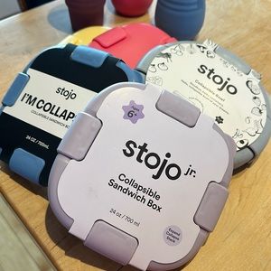 Stojo collapsible bowl and cups